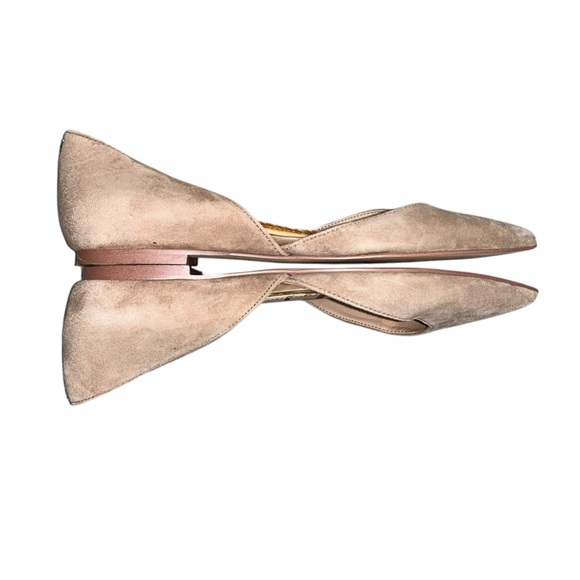Sam Edelman Suede Nude Pointy Toe Flats Size 6.5 - Picture 4 of 11